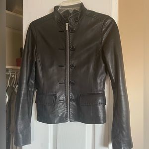 100% genuine leather BCBG MAX AZRIA jacket